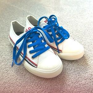New Ralph Lauren canvas sneakers Sz 13